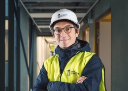 Aurélien AUDY photographe LYON - portrait corpo métier chantier La Doua