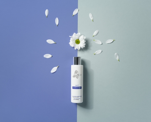Aurélien AUDY Photographe Lyon - photo produit cosmétique illustration top view mise en scène