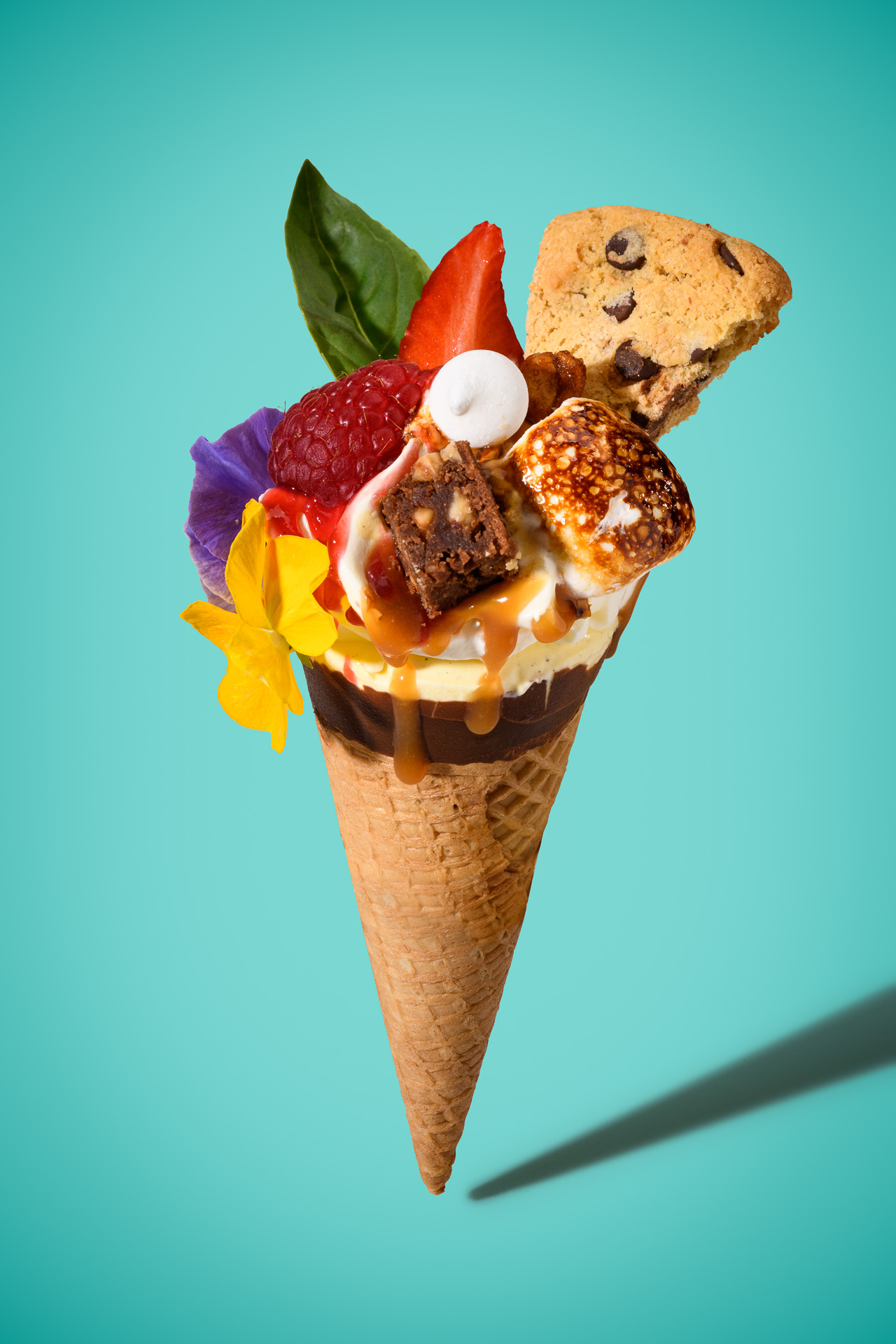 Glaces custom eXtrême key visual glace extreme customisée toppings pour bar à glace