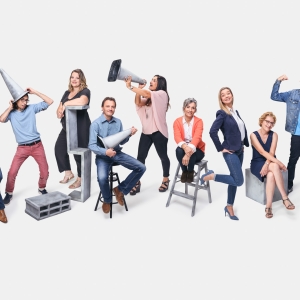 Photographe Lyon - photo de groupe originale évolutive màj entreprise