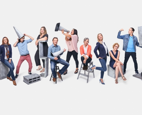 Photographe Lyon - photo de groupe originale évolutive màj entreprise