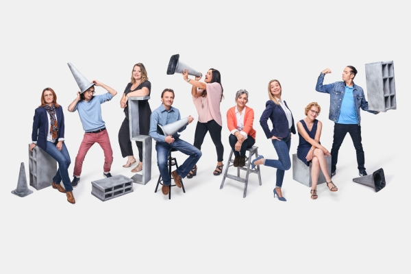 Photographe Lyon - photo de groupe originale évolutive màj entreprise