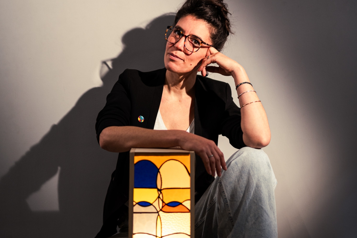 portrait d'artistes - vitrailliste