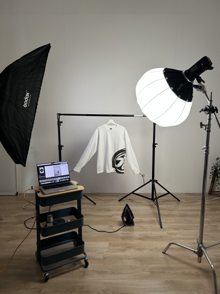 Packshot stormz studio setup